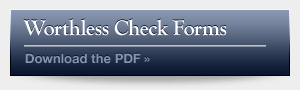 Worthless Check Forms PDF Download
